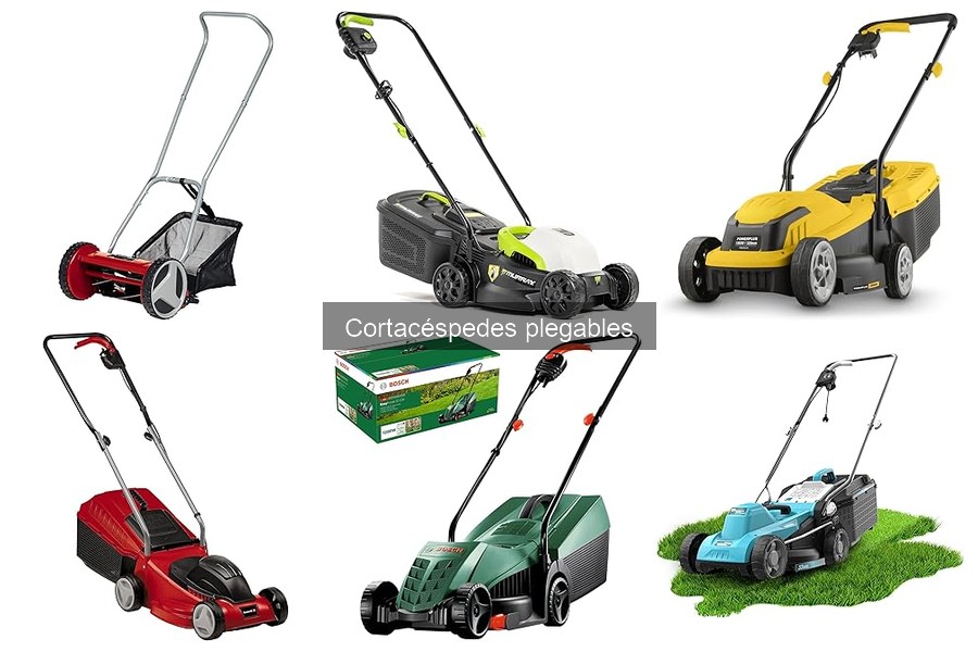 Mejores cortacéspedes plegables para jardines pequeños