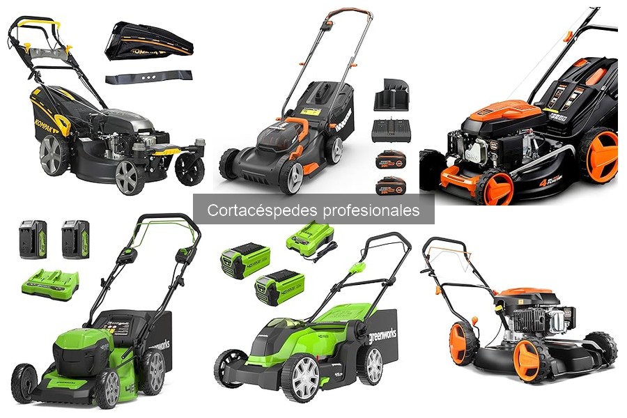 Mejores cortacéspedes profesionales para jardines grandes