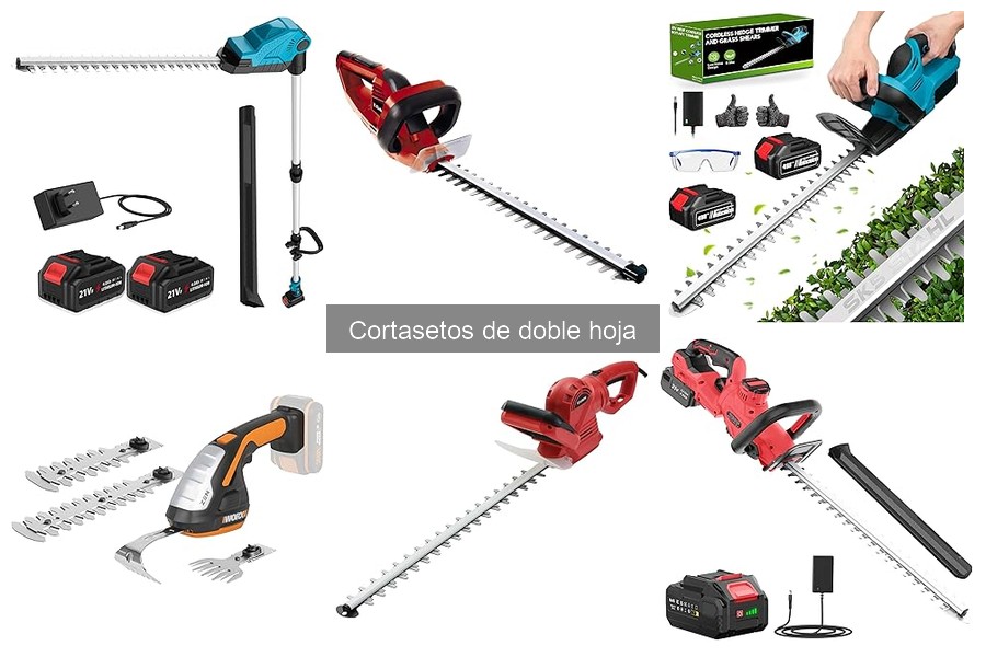 Mejores cortasetos de doble hoja para jardineros aficionados
