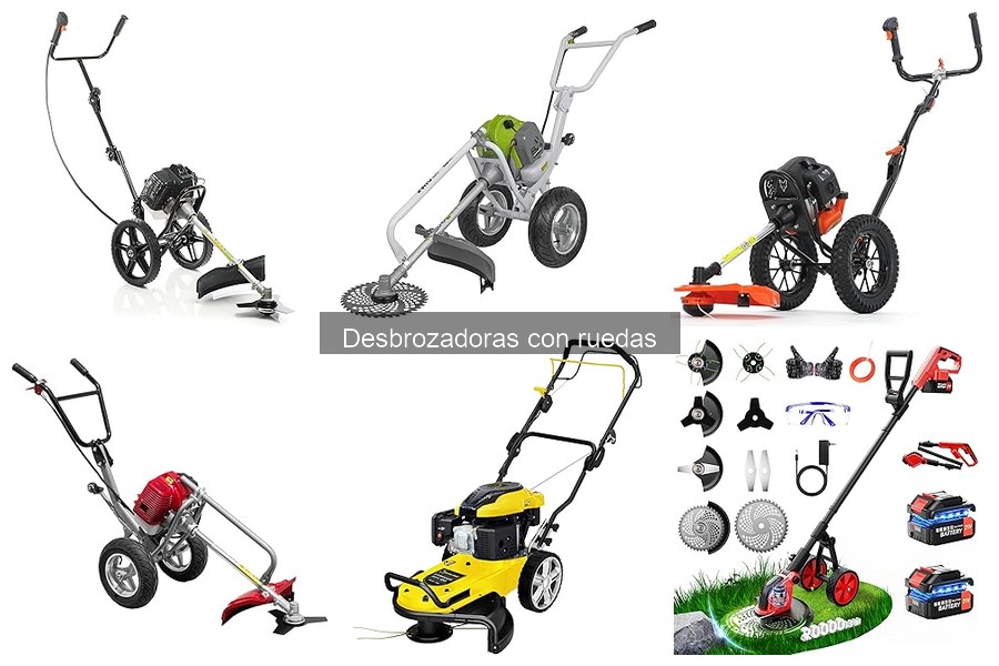 Mejores desbrozadoras con ruedas para terrenos difíciles