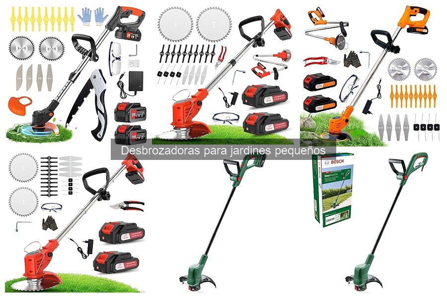Mejores Desbrozadoras para Jardines Pequeños: Comparativa 2023