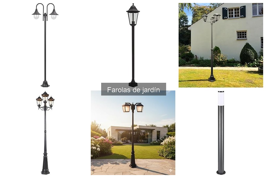 Mejores farolas de jardín para iluminar caminos eficazmente