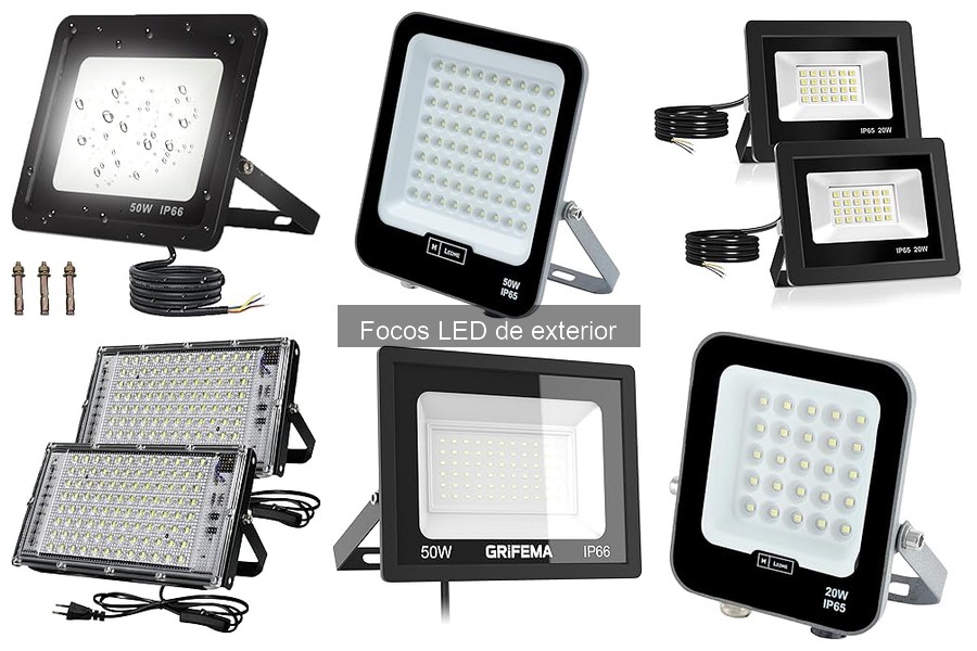 Mejores focos LED de exterior para iluminar jardines pequeños