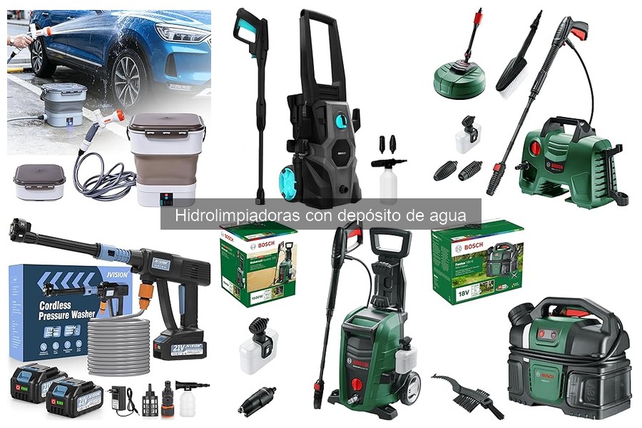 Mejores hidrolimpiadoras con depósito de agua para el hogar