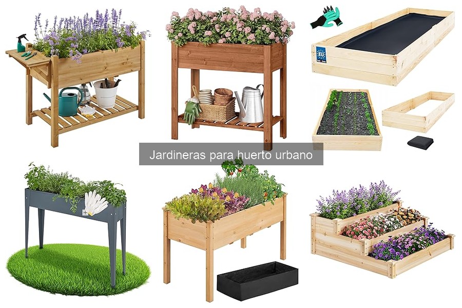 Mejores jardineras para iniciar un huerto urbano en casa