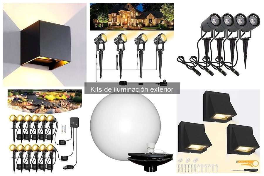 Mejores kits de iluminación exterior para patios: comparativa