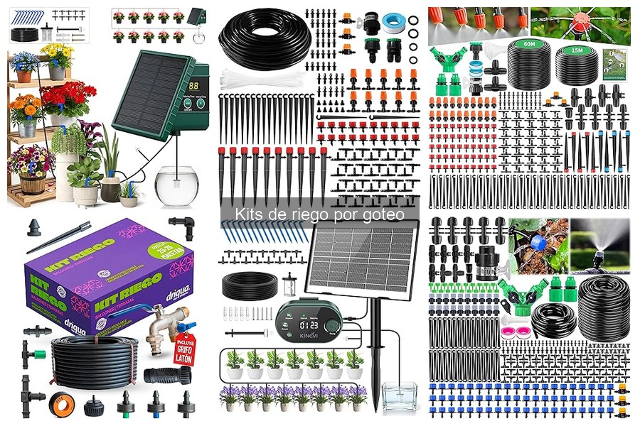 Mejores kits de riego por goteo para huertos urbanos