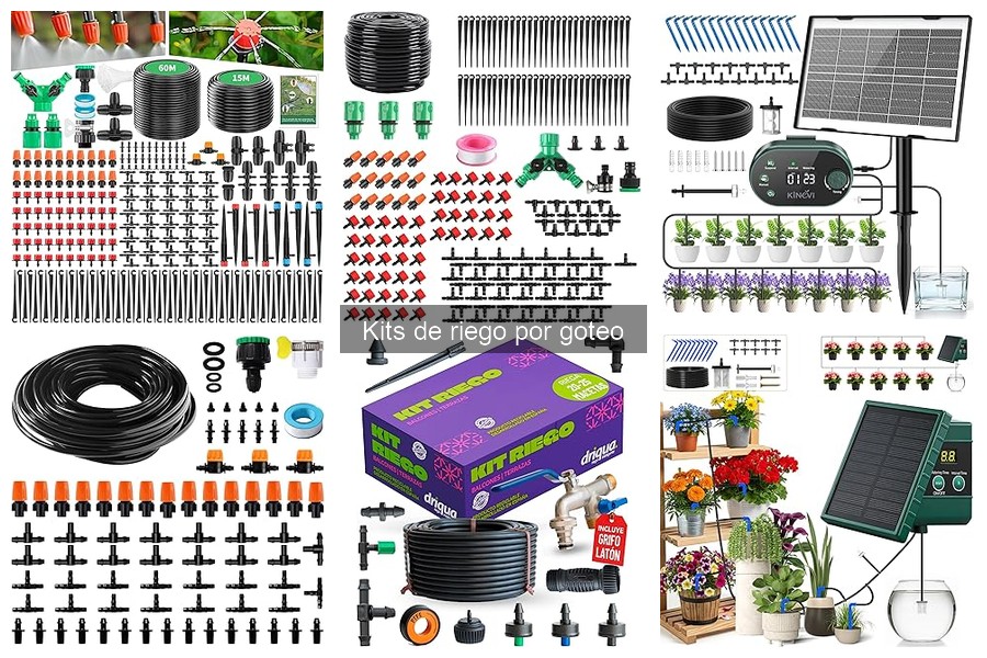 Mejores kits de riego por goteo para jardines pequeños