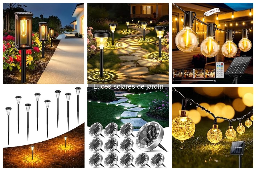 Mejores luces solares de jardín: comparativa 2023