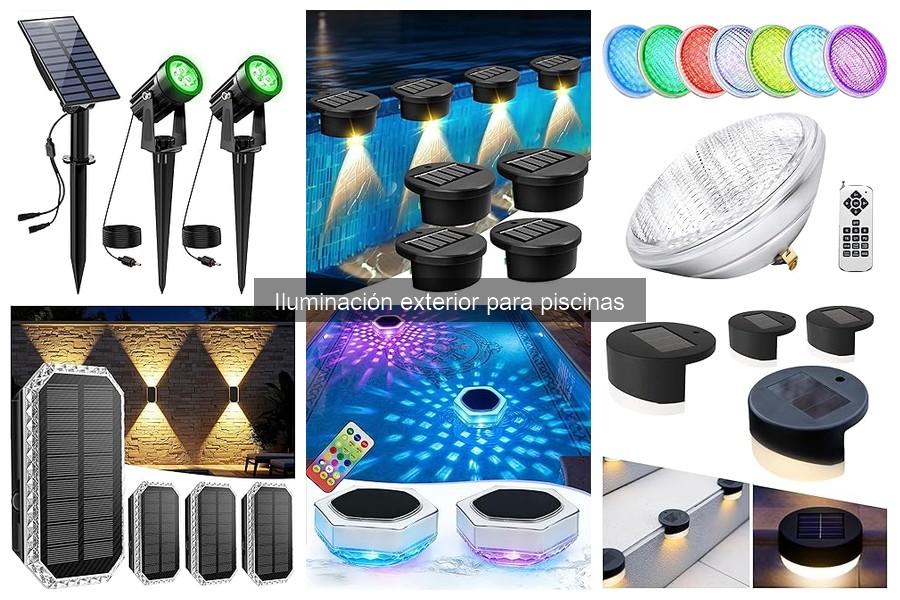 Mejores luces solares para piscinas: guía de opciones top