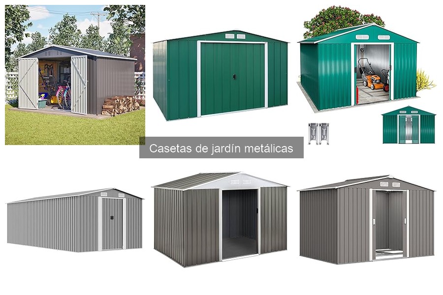 Mejores marcas de casetas de jardín metálicas en 2023
