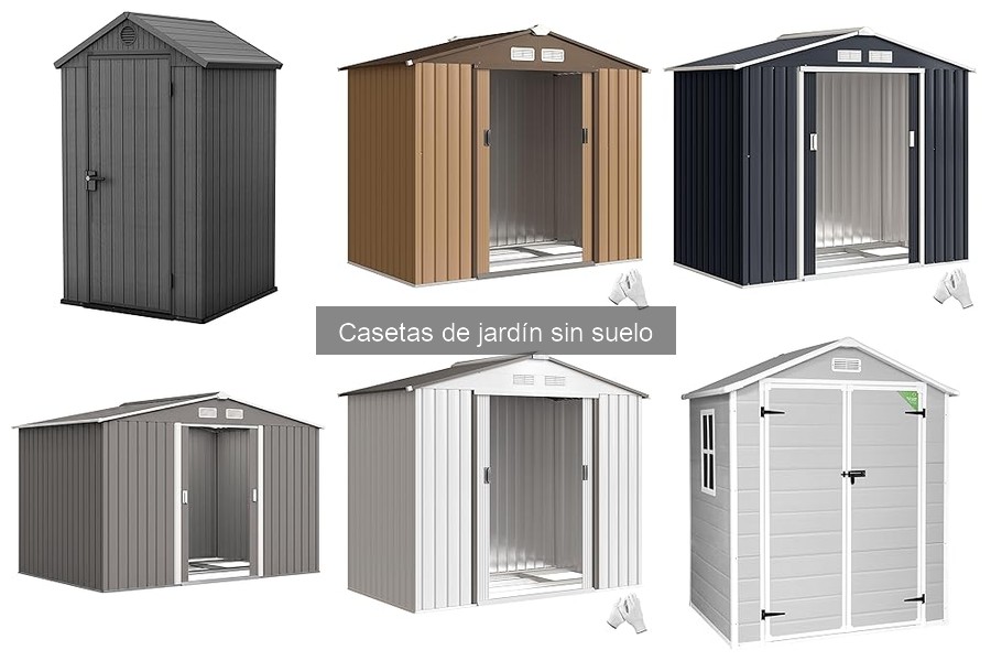 Mejores marcas de casetas de jardín sin suelo en 2023