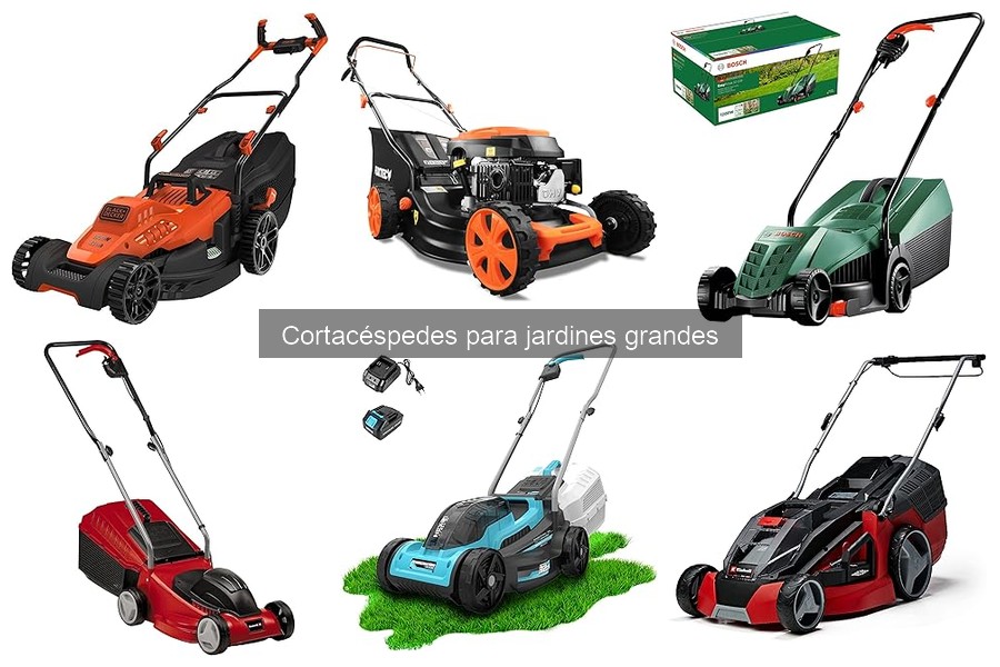 Mejores marcas de cortacéspedes para jardines grandes