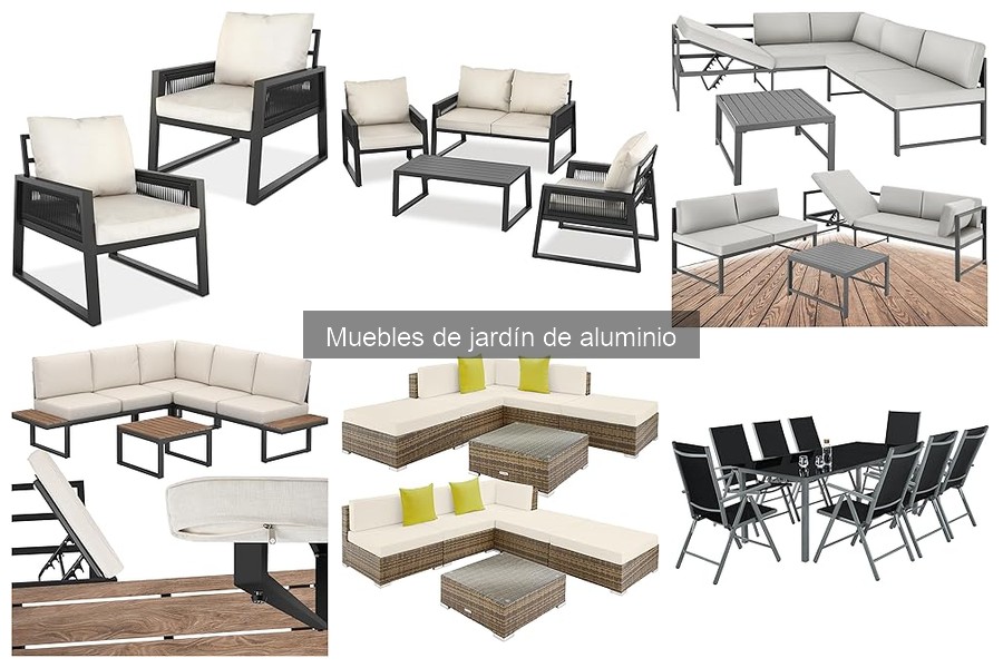 Mejores marcas de muebles de jardín de aluminio 2023