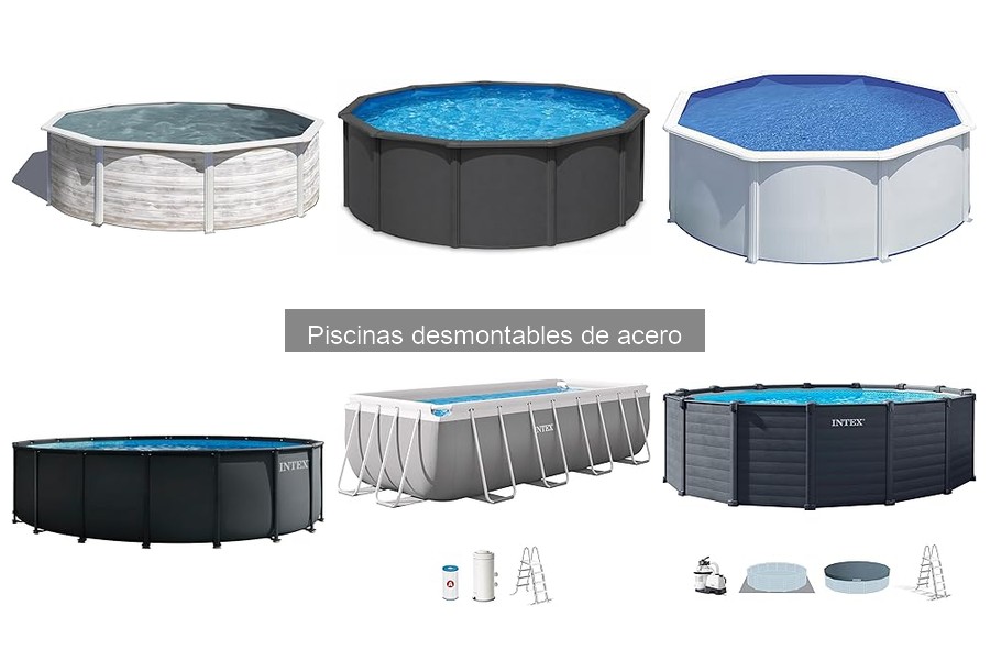 Mejores marcas de piscinas desmontables de acero 2023