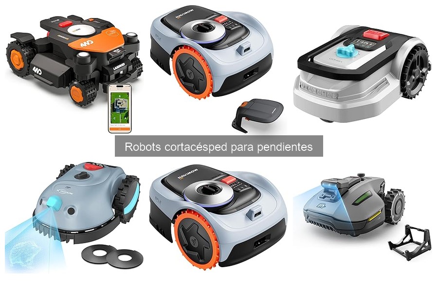 Mejores marcas de robots cortacésped para pendientes