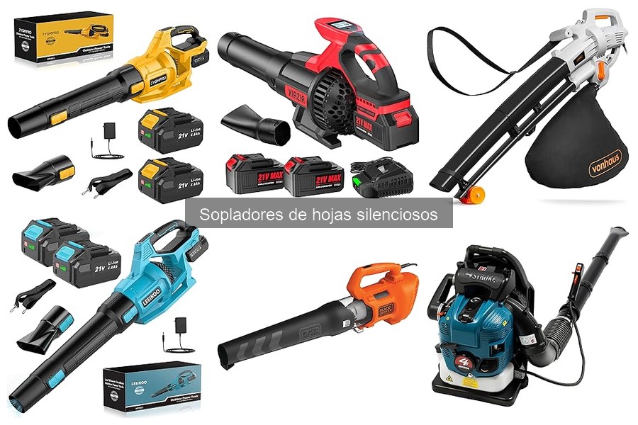 Mejores marcas de sopladores de hojas silenciosos