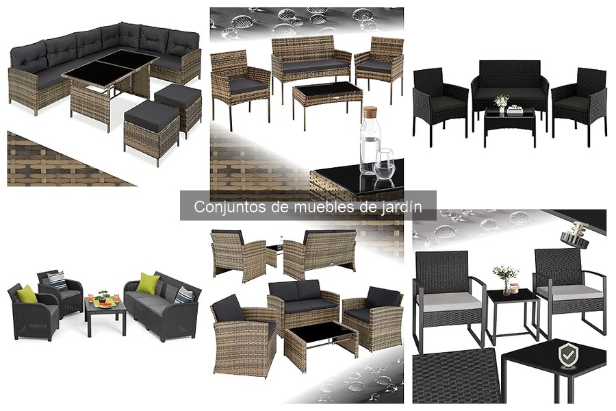** Mejores materiales para conjuntos de muebles de jardín