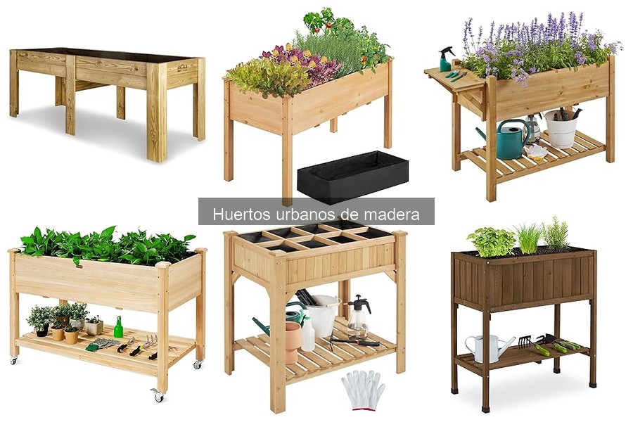 Mejores materiales para construir un huerto urbano de madera