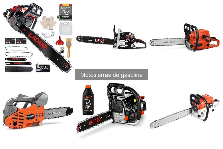 Mejores motosierras de gasolina para principiantes 2023