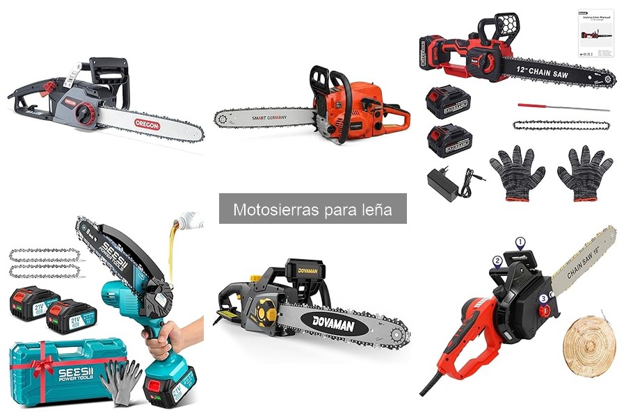 Mejores Motosierras para Leña en 2023: Comparativa y Opiniones