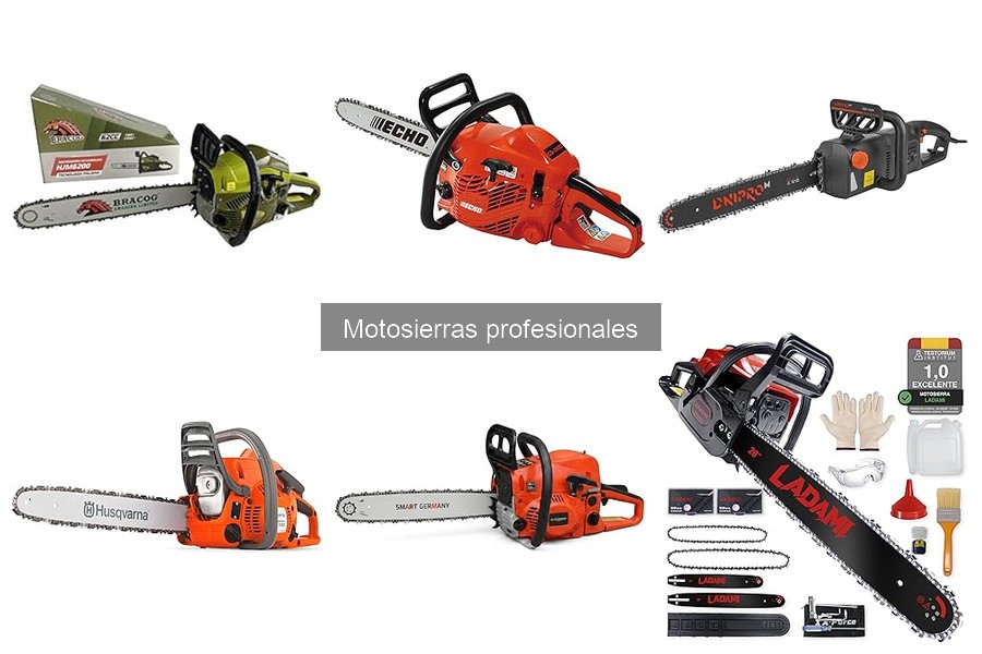 Mejores motosierras profesionales para trabajos pesados