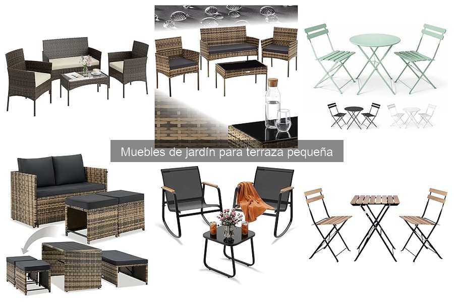 Mejores muebles de jardín para terrazas pequeñas en 2023