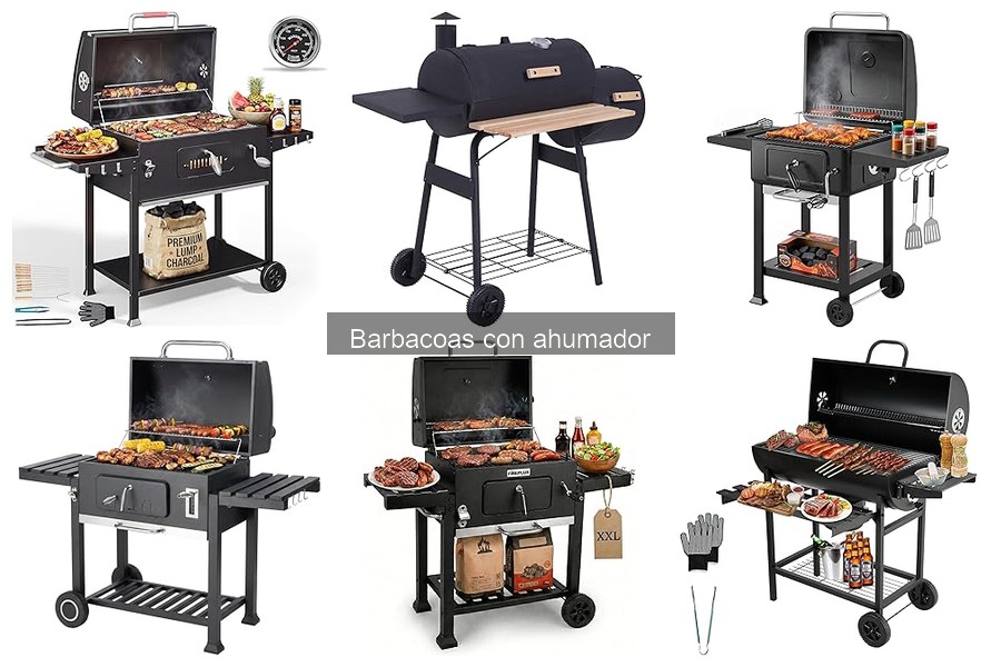 Mejores ofertas en barbacoas con ahumador para ahorrar