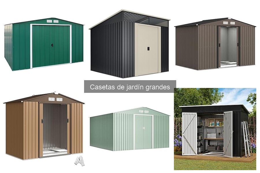 Mejores ofertas en casetas de jardín grandes 2023