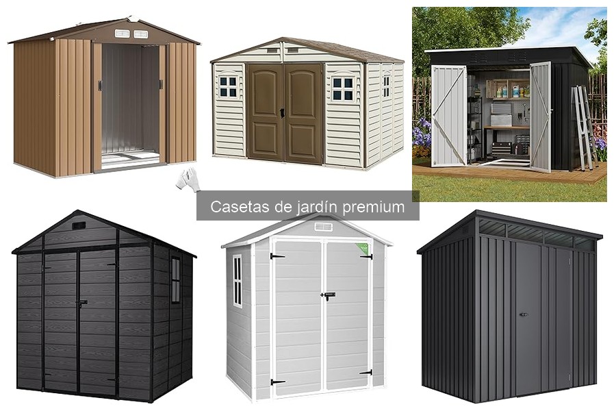 Mejores ofertas en casetas de jardín premium