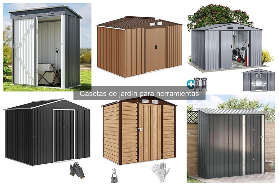 Mejores ofertas y precios de casetas de jardín para herramientas