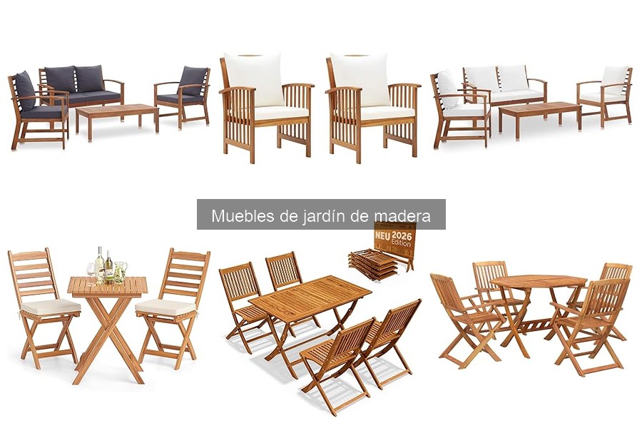 Mejores Ofertas y Precios en Muebles de Jardín de Madera