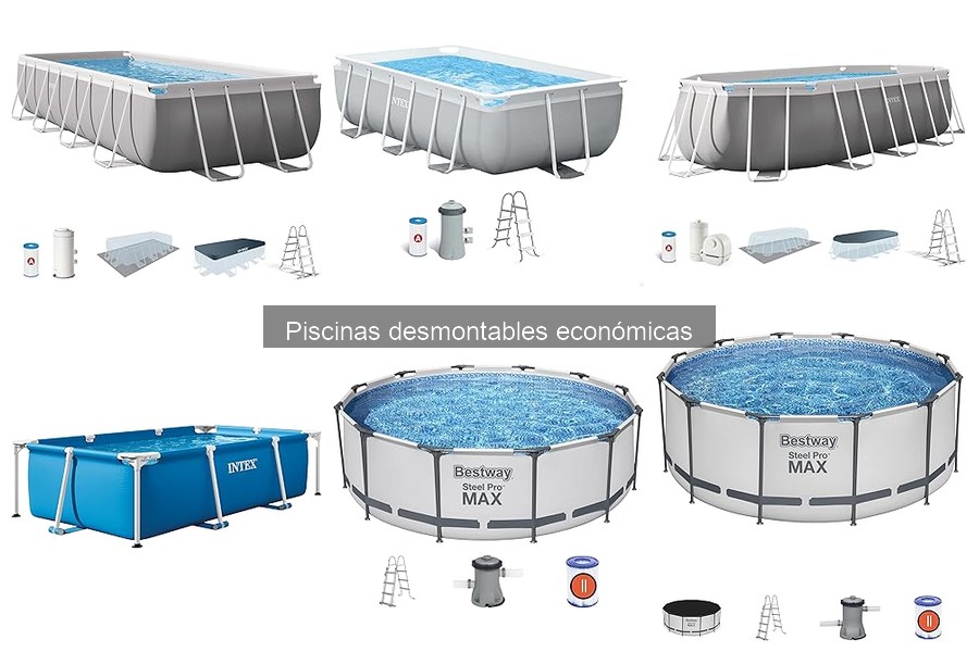 Mejores piscinas desmontables económicas para familias con niños