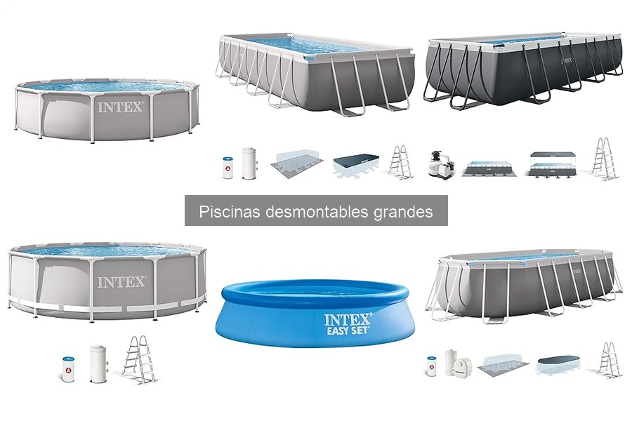 Mejores piscinas desmontables grandes para familias con niños