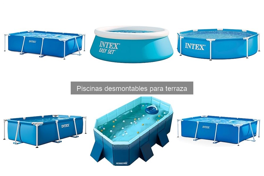 Mejores piscinas desmontables para terrazas pequeñas