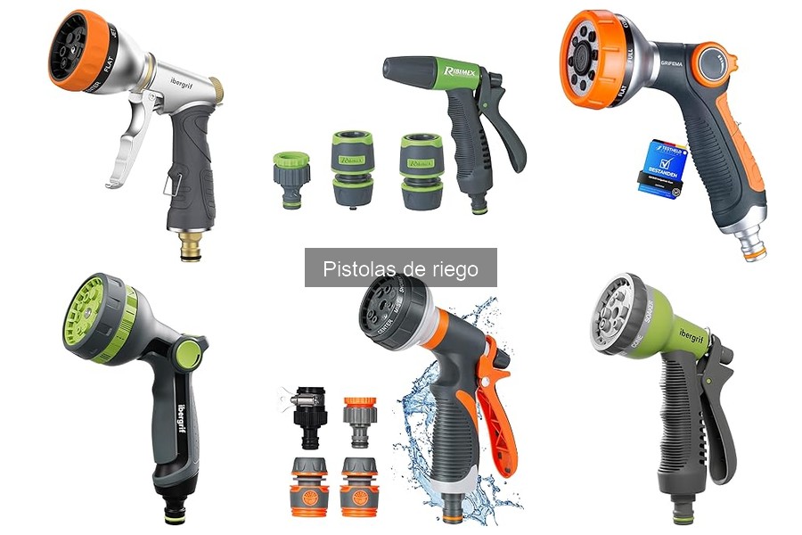 Mejores pistolas de riego para jardín: comparativa 2023