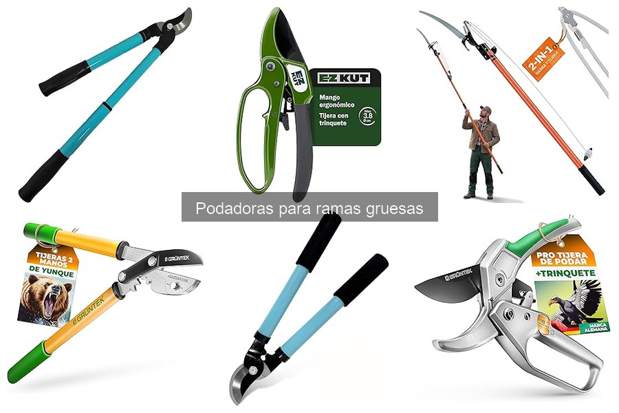 Mejores podadoras para ramas gruesas | Comparativa 2023