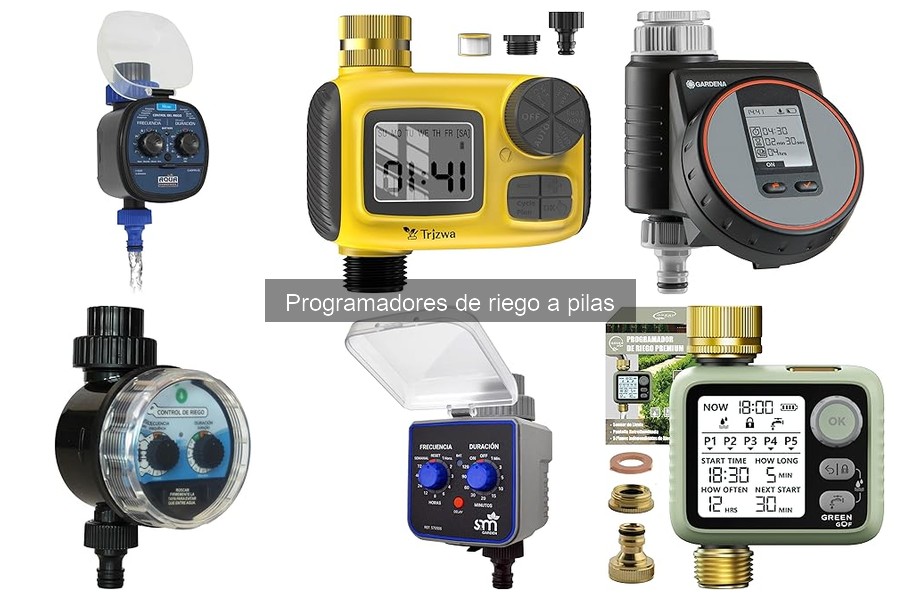 Mejores programadores de riego a pilas para jardines pequeños