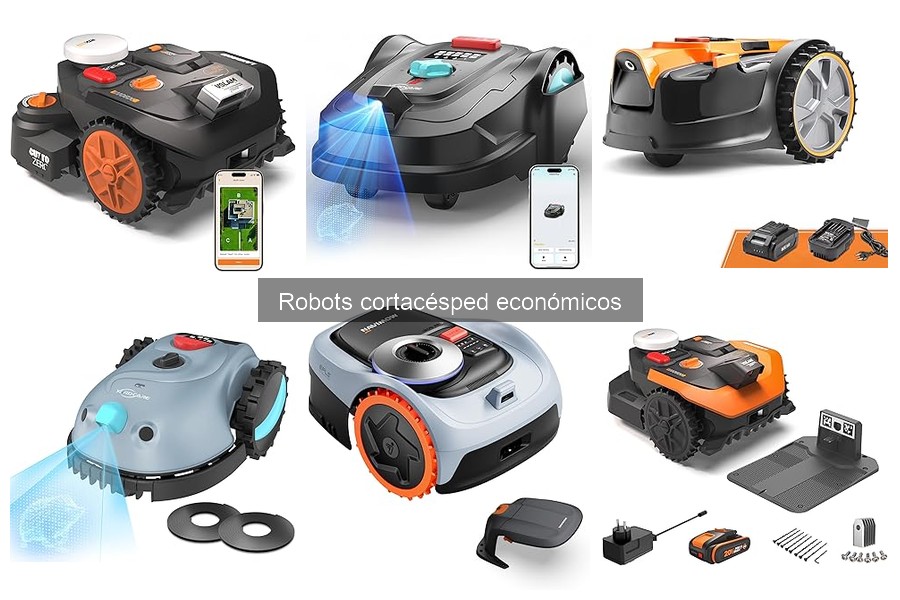 Mejores robots cortacésped económicos con buena calidad-precio