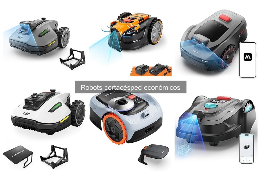 Mejores robots cortacésped económicos para jardines pequeños