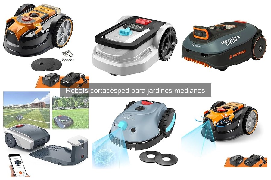 Mejores robots cortacésped para jardines medianos en 2023