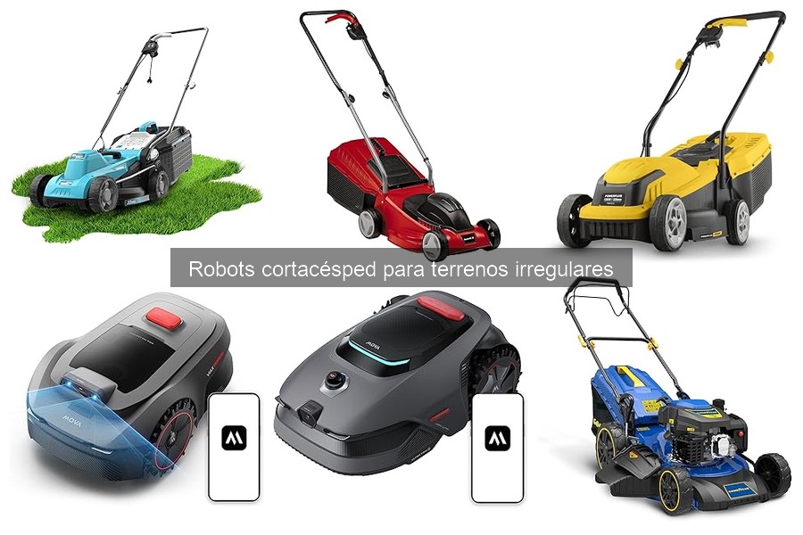 Mejores robots cortacésped para terrenos irregulares 2023