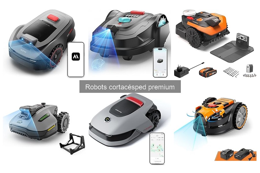Mejores robots cortacésped premium para jardines grandes