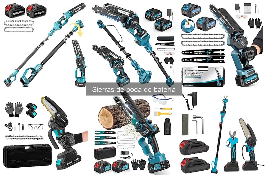 Mejores sierras de poda de batería para jardineros aficionados