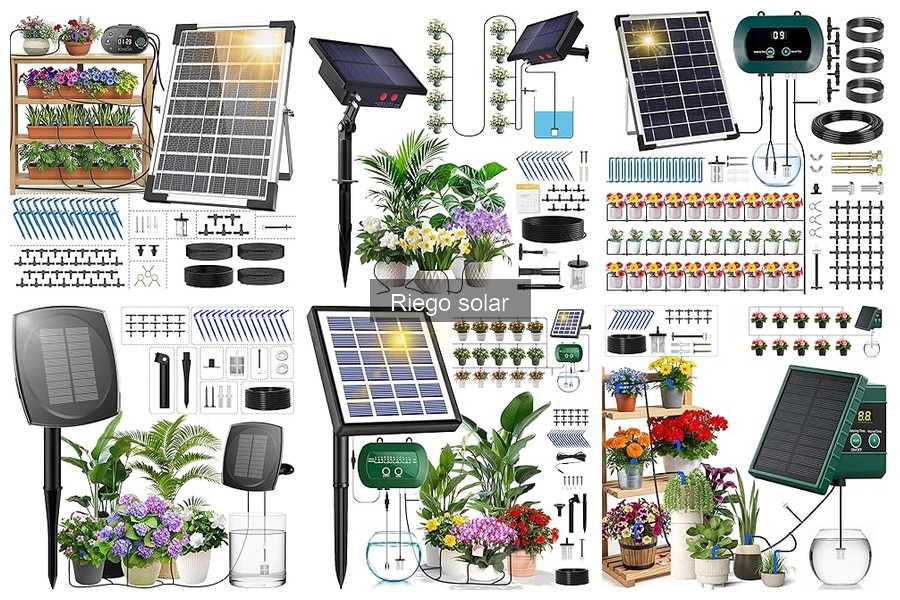 Mejores sistemas de riego solar para jardines pequeños
