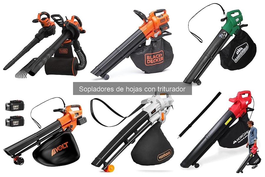 Mejores sopladores de hojas con triturador para jardines pequeños
