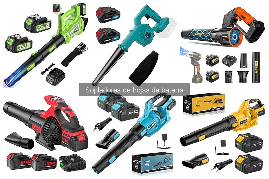Mejores sopladores de hojas de batería para jardines pequeños
