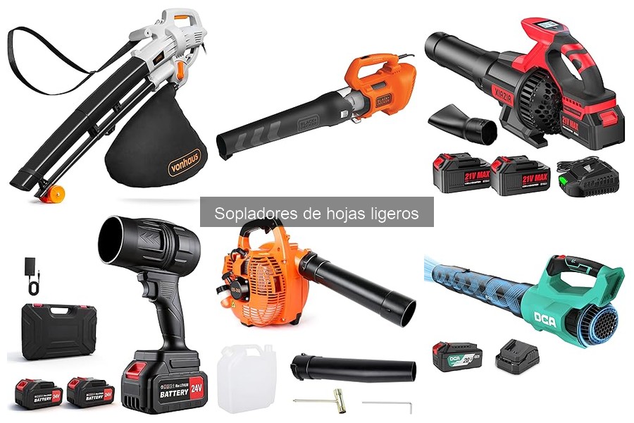 Mejores sopladores de hojas ligeros para jardines pequeños