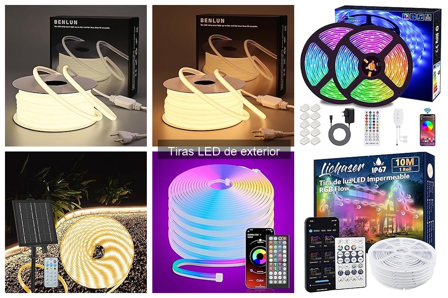 Mejores tiendas para comprar tiras LED de exterior al mejor precio