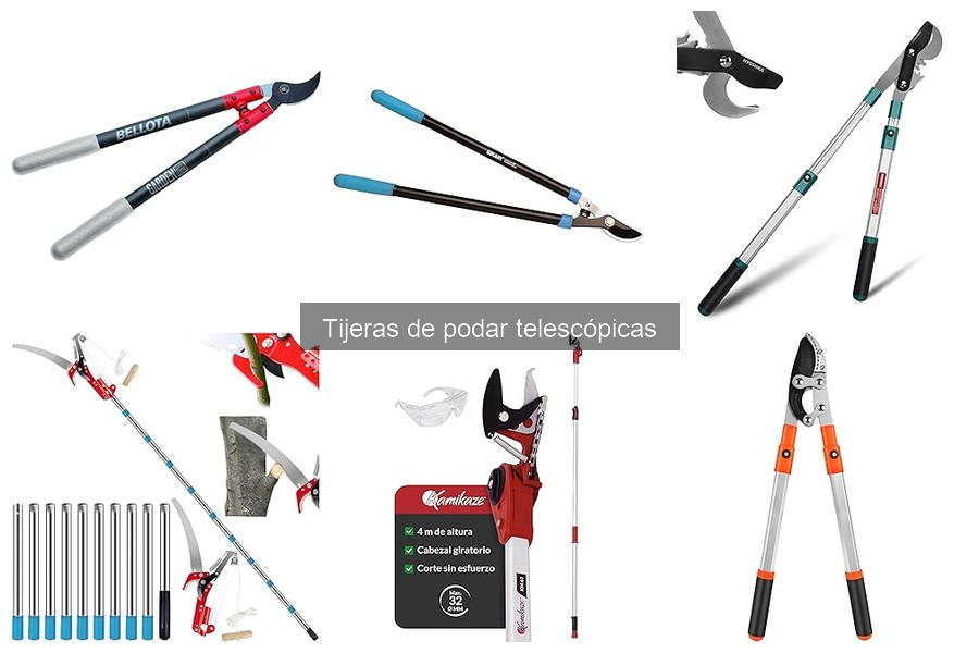 Mejores tijeras de podar telescópicas para jardineros aficionados